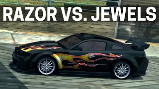 NFS Most Wanted - RAZOR vs. JEWELS Full Race