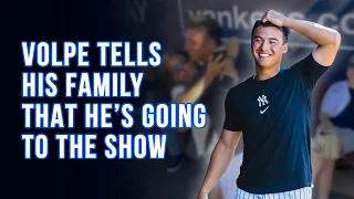 The Volpe Family Reacts to the Big News | New York Yankees