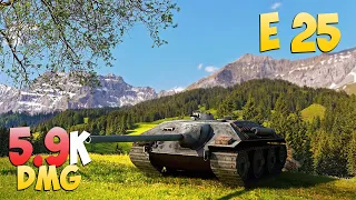 E 25 - 7 Kills 5.9K DMG - Bothersome! - World Of Tanks