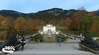 Linderhof Palace in Fall • 360 Degree Video 5.7K ASMR