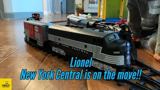 Lionel New York Central is on the move!!!