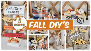 *NEW* FALL DECOR DIY'S | Easy HIGH END Fall Crafts To Try 2022