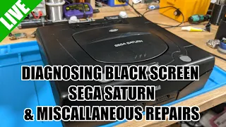 Diagnosing Black Screen Sega Saturn & Miscallaneous Repairs