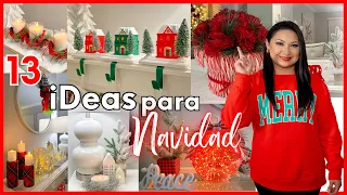 13 iDEAS para NAVIDAD / Decoración y Manualidades Navideñas / Christmas Decor ideas