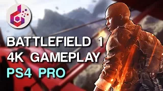 Battlefield 1 Upscaled to 4K on PS4 Pro | Multiplayer Gameplay Preview | PS4 Pro 4K Upscaling