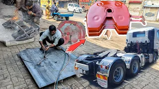 How Truck Trailer Fifth wheel are Made From Pakistan High Strength Sheet | fifth wheel manufacturing