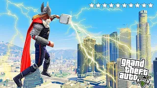 Playing as Thor in GTA 5 [FUNNY HINDI GAMEPLAY]