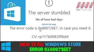 How to Fix Windows Store Error 0x80072ee7 Windows 10