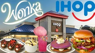 IHOP NEW WONKA MENU FOOD REVIEW (Great Movie Food Lineup)