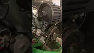 John Deere 757 engine swap to predator