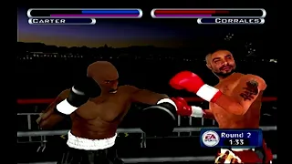 Knockout Kings 2001 (PS2) - Rubin Carter vs. Diego Corrales (Slugfest)