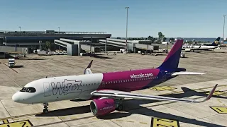 MSFS 2020 | ULTRA realistic 4K | Palermo - Venice | Full Flight | Wizz Air A320Neo