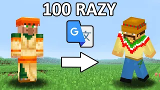 Tłumaczę 100 RAZY Rzeczy z Minecrafta