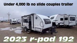 Your Dream Adventure Begins with the 2023 Forest River r-pod 192 Trailer