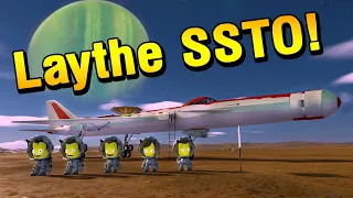 KSP 2: Building and flying a Laythe SSTO!