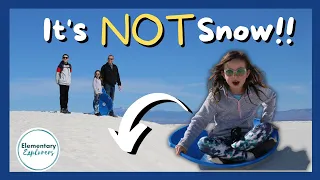 Sledding and Hiking in the Chihuahuan Desert - White Sands National Park -  - New Mexico