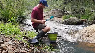 Finding Gold In A Gold Coast River