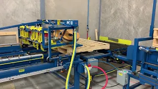 PALLET CHIEF II 4848 Pallet Nailing System with Deluxe Stacker