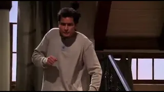 Charlie Sheen, Jon Cryer, in Two and the half men -    dance