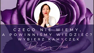 Czego nie wiemy, a powinniśmy wiedzieć? Wybierz kamyczek, tarot bezterminowy