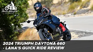 2024 Triumph Daytona 660 - initial thoughts & ride review