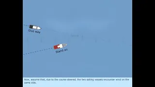 COLREGS RULE 12 - Sailing vessels | COLLISION REGULATIONS | MERCHANT NAVY KNOWLEDGE