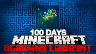 Spędziłem 100 Dni jako Więzień Labiryntu w Minecraft..