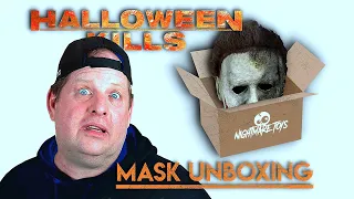 Halloween Kills 2021 Mask Unboxing. Exact Replica Of The Mask Worn By Michael  in Halloween Kills!