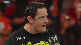 WWE RAW: Wade Barrett Rehires John Cena (HD)