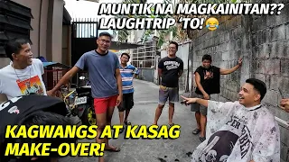 KAGWANGS AT KASAG MAKE-OVER" BAKIT MUNTIK MAGKAINITAN?! LAUGHTRIP😂