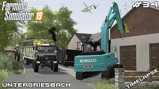 BUILDING PROJECT & collecting bales | Animals on Untergriesbach | Farming Simulator 19 | Episode 34