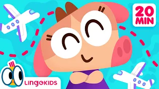 LET'S TRAVEL AROUND THE WORLD 🌍✈️ 🎶 Songs for Kids | Lingokids