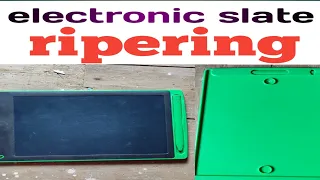 how to use electronic slate | electronic slate kaise ripering kare | slate riper's  SEO 2021