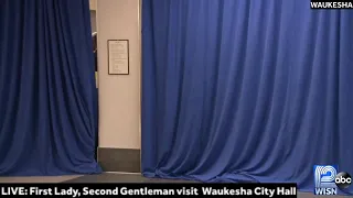 LIVE: First Lady Jill Biden & Second Gentleman visit Waukesha City Hall to meet with first respon…