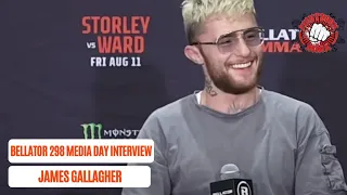 James Gallagher | Bellator 298 Media Day interview | FightbookMMA