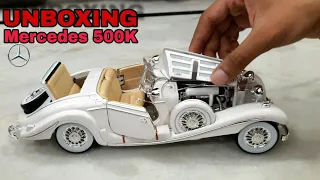 UNBOXING Maisto Mercedes-Benz 500K Type Special Roadster | Tricky Studio