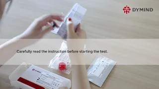 Dymind Self-test SARS-CoV-2 Antigen Test (Colloidal Gold) - Test Procedure - Saliva