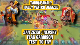 JAN ZIZKA / NEVSKY FLAG GARRISON- TARIQ / PAKAL RALLY! RALLY?? 👀 #riseofkingdoms