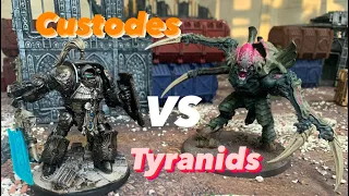 Custodes Vs Tyranids Warhammer 40K 10th Edition Battle Report