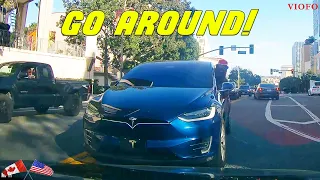 ENTITLED TESLA DRIVER DEMANDS PEOPLE MOVE OUT OF HIS WAY