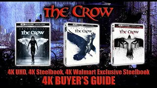 The Crow (30th Anniversary) - 4K UHD, 4K Steelbook, 4K Walmart Exclusive Steelbook - 4K Buyers Guide