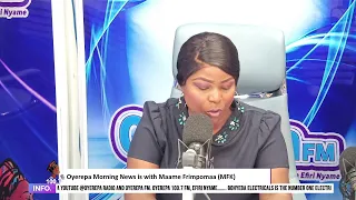 Oyerepa Morning News is with Maame Frimpomaa (MFK) on Oyerepa Radio ||2-11-2023