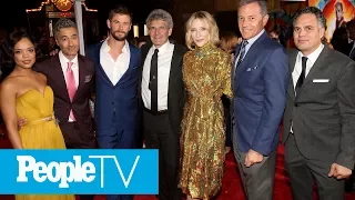 Chris Hemsworth & Mark Ruffalo Talk Shirtless Scenes, Bringing Their Kids On 'Thor' Set | PeopleTV