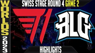 T1 vs BLG Highlights Game 2 | S13 Worlds 2023 Swiss Stage Day 8 Round 4 | T1 vs Bilibili Gaming G2
