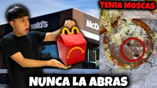 NUNCA ABRAS UNA CAJITA FELIZ DE MCDONALD’S EN LA NOCHE!! 🤡 *Esto venia dentro*