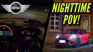 Nighttime POV Drive MINI JCW F56 (SO FAST!!!)