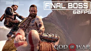 God of war Kratos vs Baldur final boss | Ragnarok is coming | 60fps 1080p #kratosvsbaldur