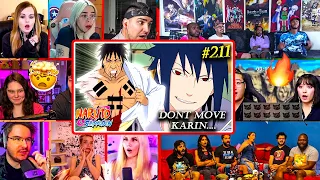 The Death of Danzo🥶😱 | Don't Move Karin...💀👁️‍🗨️ Shippuden 211 🇯🇵 Version REACTION MASHUP 疾風伝 海外の反応