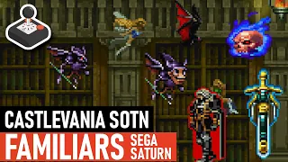 Castlevania SotN - Location of all Familiars (Sega Saturn, PSP, PS4)