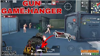 Gun Game:Hanger 💥18Kills😍TDM Gameplay/#bgmi #gungame #tdm